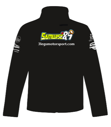 Softshell jacket - Black - Black zips