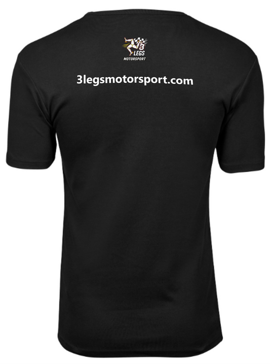 Unisex T - Black with Red Logo