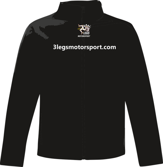 Softshell jacket - Black - Red zips