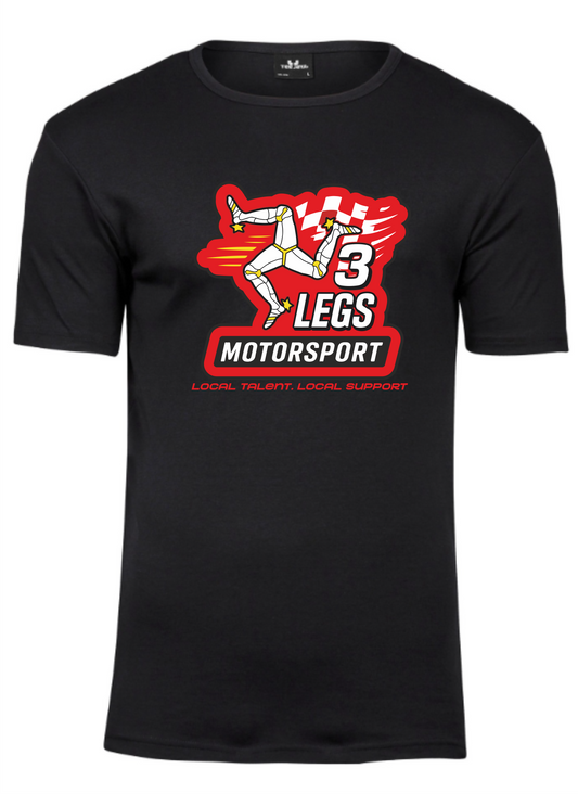 Unisex T - Black with Red Logo
