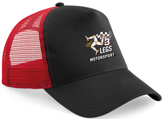 Trucker Cap - Black - Red